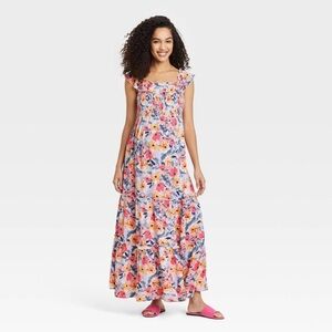 Isabel Maternity Size XXL Floral Maxi Dress